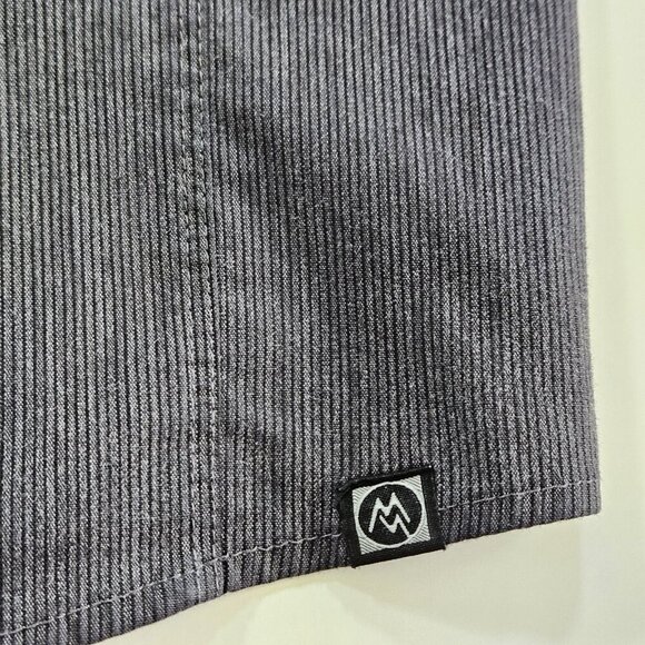 Cloudveil Shirt Mens M Gray SS Button Down Stretch Pocket Casual Outdoor FLAW - Picture 10 of 16